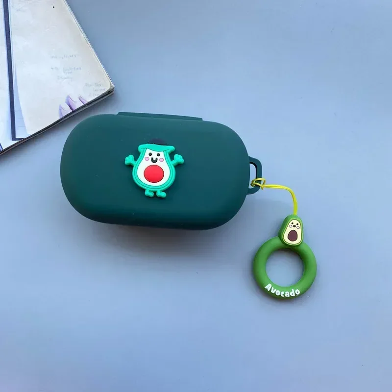 Cute Fruit Flower Silicone Cover for Bose QuietComfort Earbuds Case Noise Canceling Earbuds Shockproof Case Bluetooth Earphone