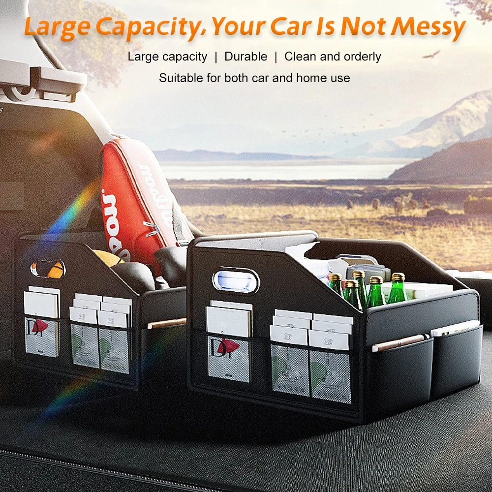

Car trunk storage box car artifact car trunk storage box car storage box folding box supplies