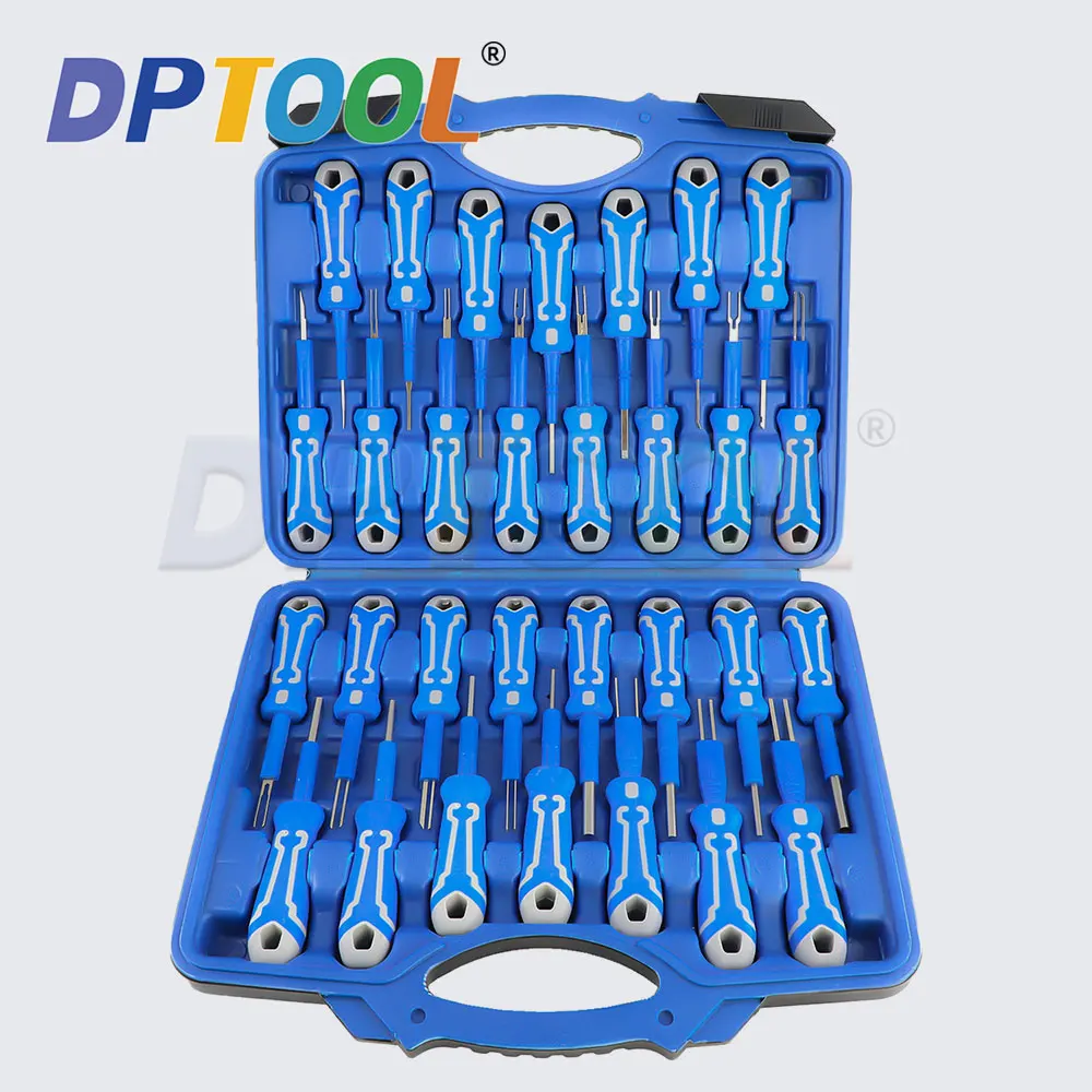 

30 Pcs Terminal Pin Removal Tool Kit Electrical Connector Pin Extractor Tool Set Wire Terminal Release Tool for Automotive