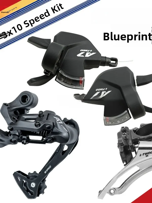 

Комплект переключателей скоростей LTWOO для горного велосипеда A7: задний переключатель, передний переключатель, 0-скоростной, 30-скоростной, прямая установка