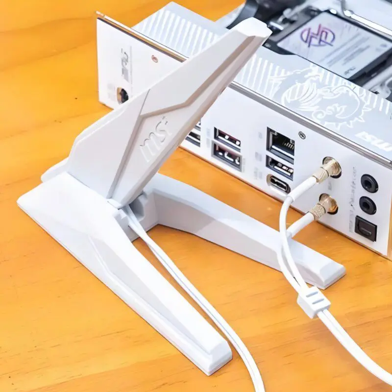 

Оригинальная большая антенна MSI с плавником акулы 2,4G 5G 6G, беспроводная сетевая карта WIFI7, антенна EZ-вилка для материнской платы Z890 B860 B X870