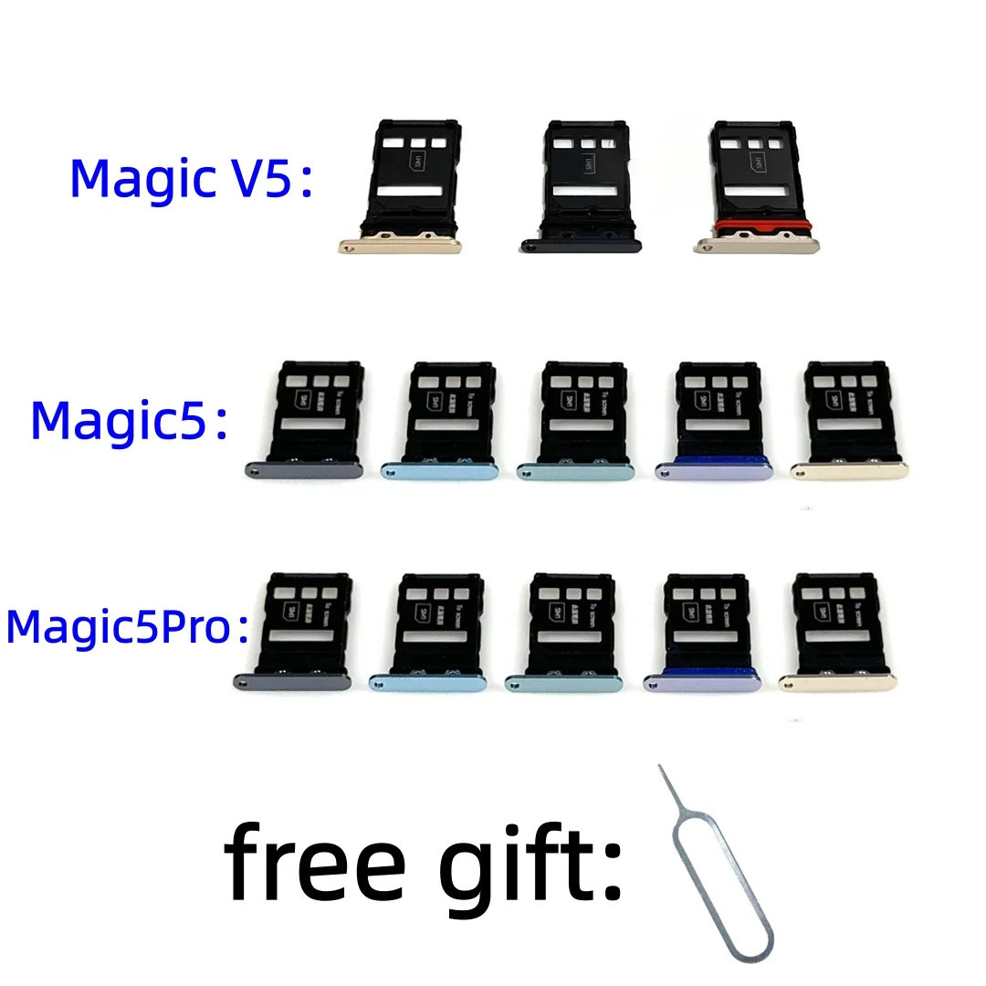 SIM Card Tray Adapter Tray chip slot drawer Holder For Huawei Honor Magic V5 Magic5 Ultimate Magic5Pro PGT-AN00‌ PGT-AN10/AN20