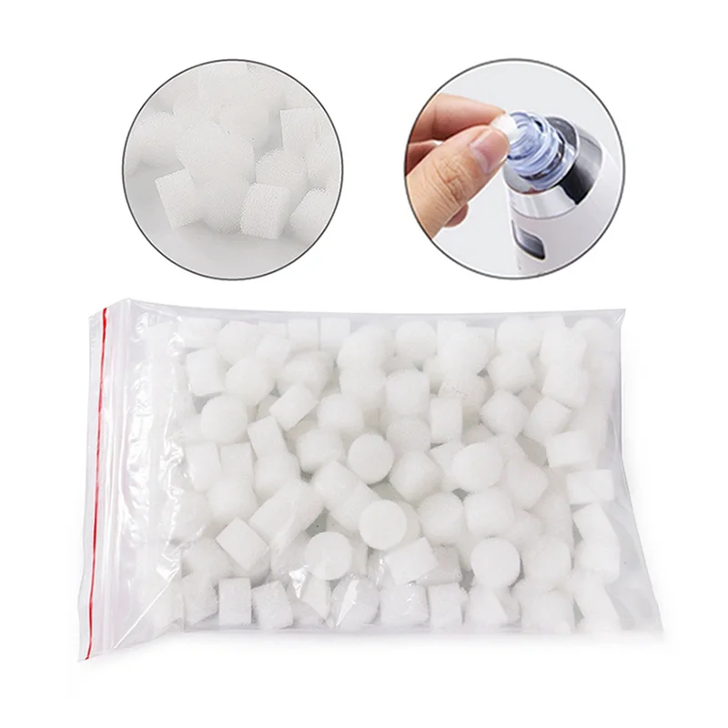 A83G-600 Stuks Vervanging Filter Spons Voor Pore Cleaner Comedondrukker Zuigmachine Accessoires