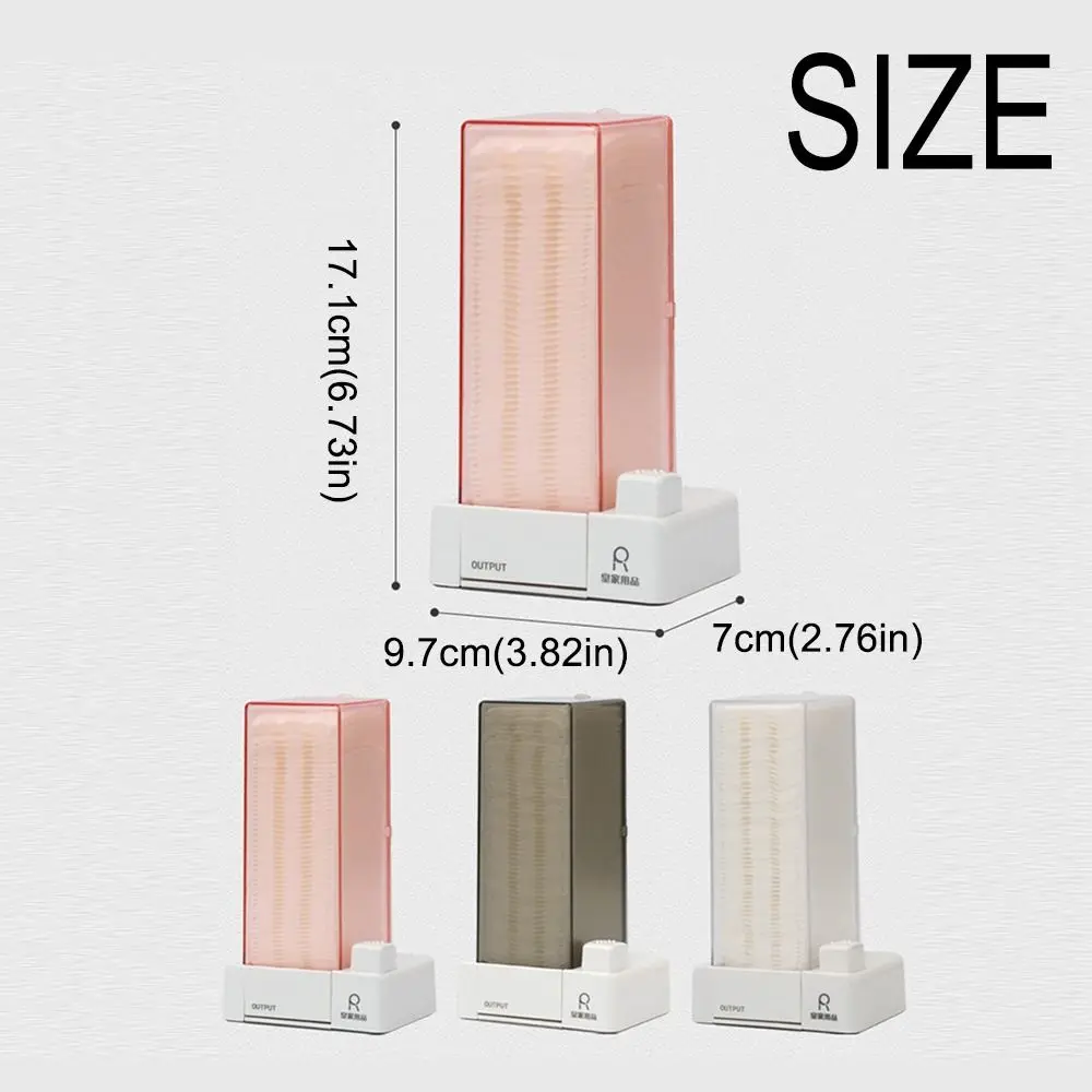 Creatieve wattenschijfje dispenser stofdicht perstype make-up katoen organisator huishoudelijke hermetische afdichting automatische katoenen dispenser