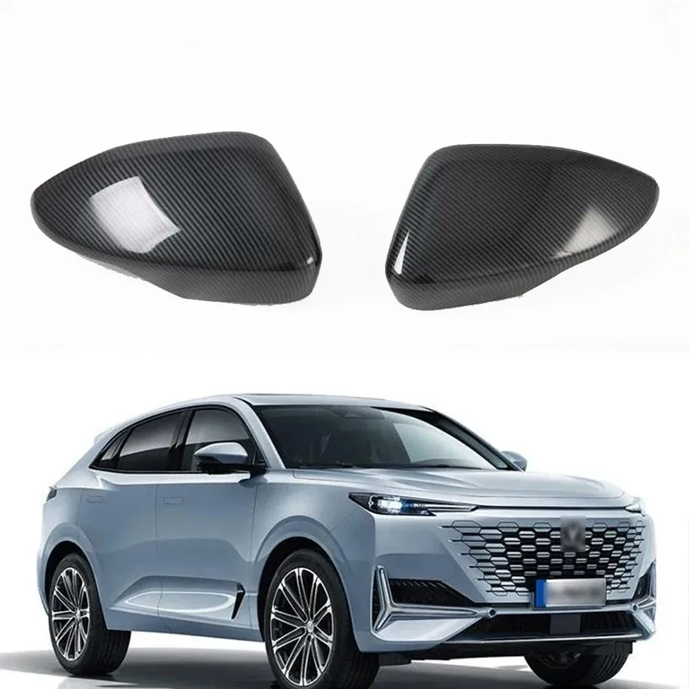 Rear View Mirror Cover  Protection  For Changan UNIK UNI-K Carbon Fiber Car Accessories 2021 2022 2023