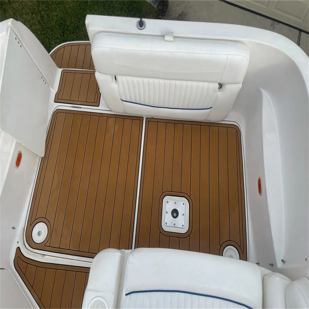 2007 Bayliner 185 Bowrider Swim Platform Pad Barco EVA Espuma Tapete de Teca SeaDek Marine Mat Estilo Autoadesivo