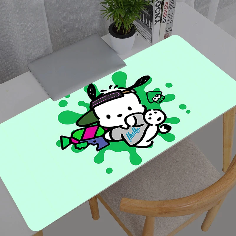 Tapis de souris grand format Sanrio Pochacco Gamer XXL, nouveau tapis de bureau pour clavier et souris, tapis en caoutchouc, tapis de souris pour jeux, tapis de souris pour ordinateur portable