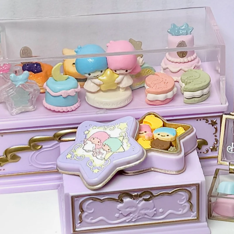 REMENT Little Twin Stars Patisserie Etoile Blind Box Decorazione Scena in Miniatura Cibo in Miniatura Giocattolo in Capsula Sanrio