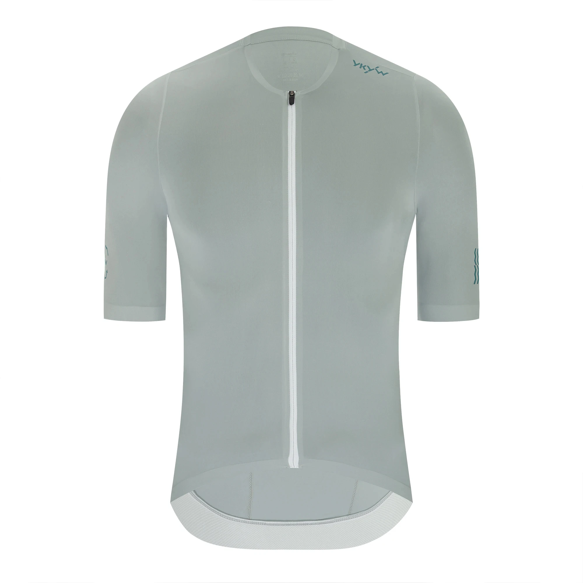 YKYWBIKE 2026 Sommer Herren Radtrikot Kragenlos Kurzarm Cool-Touch Rutschfest Schnelltrocknend Atmungsaktiv Rennrad MTB Oberteil – Detail 24