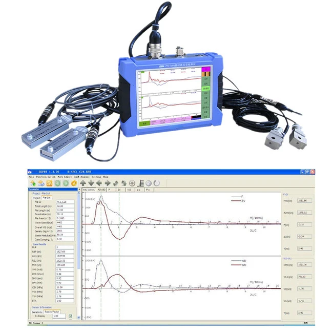 High Strain Dynamic Testing Pile Load Test Foundation Driving Analyzer