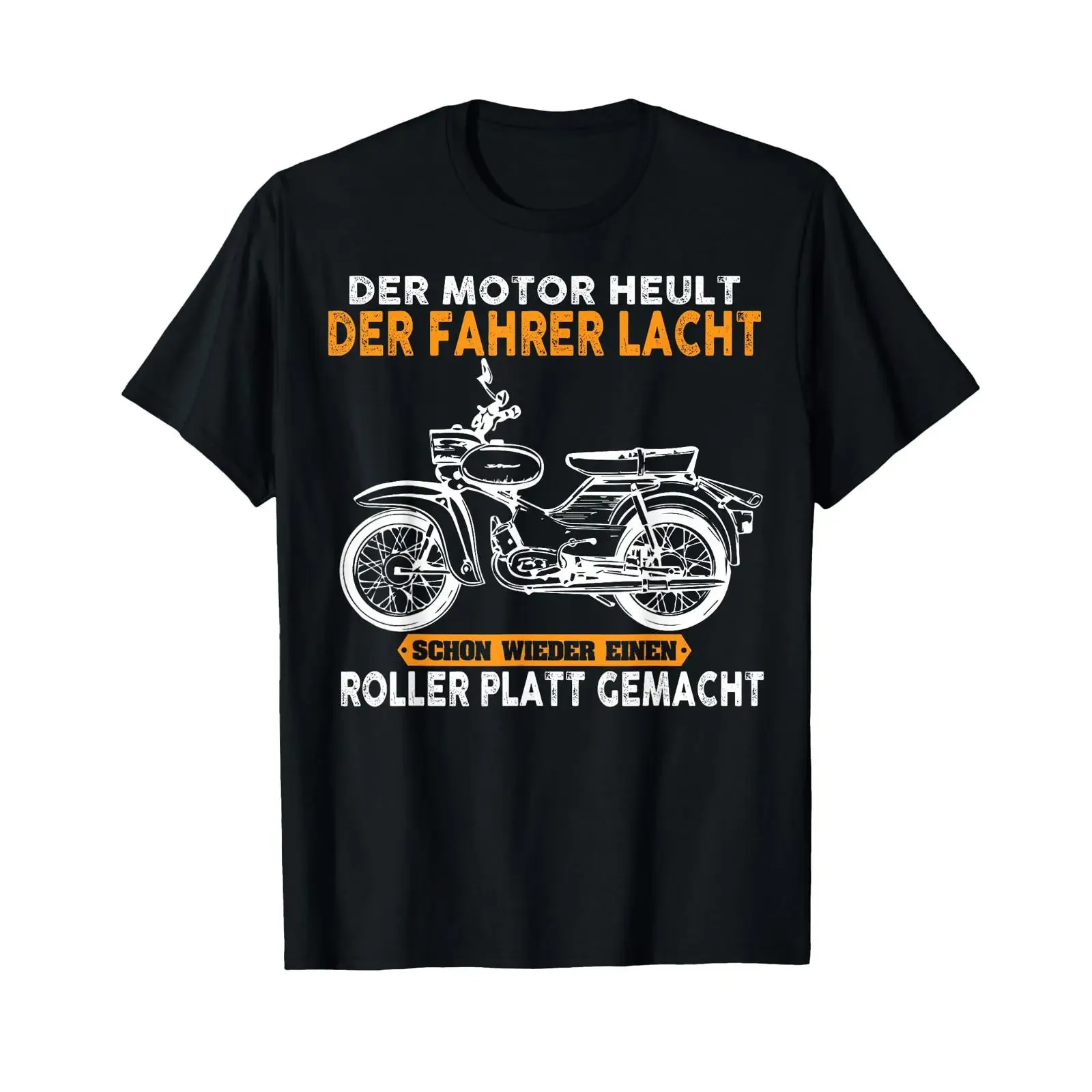 Simson Motor Heult The Driver Lacht Star T Shirt vintage Washed Stretched homme Versatile Top For Everyday Wear Casual Stylish