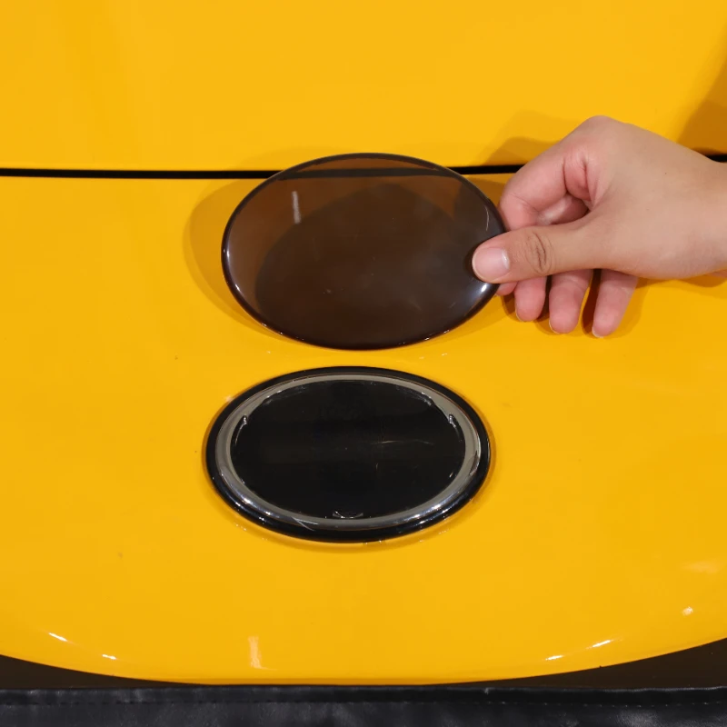 

For Toyota GR Supra A90 2019-2026 ABS Blackened Car Front and Rear Logo Protective Cover Decoration Sticker Car Accessories