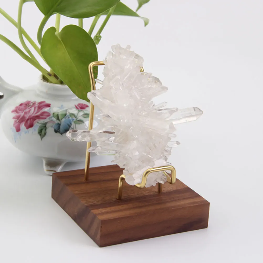 

Display Stand for Mineral Rock Crystal-ball Metal Sphere Holder Stone Stands Rack Home Office Class Bookstore