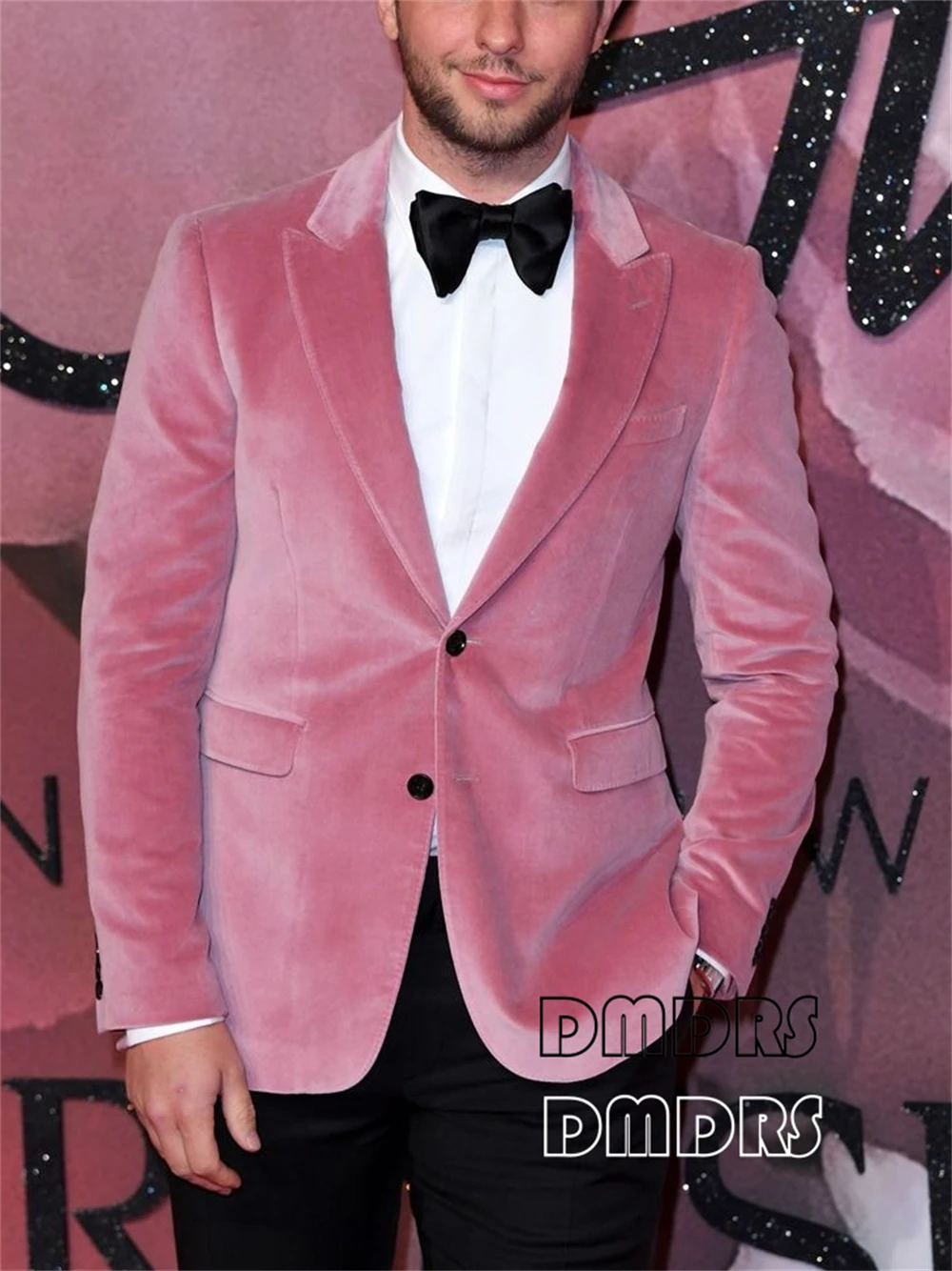 

Men's Velvet Suit Jacket - Plush Custom Blazer for Groom, Christmas, Dinner (XXS-7XL, Tailored Fit, 15 Days Delivery