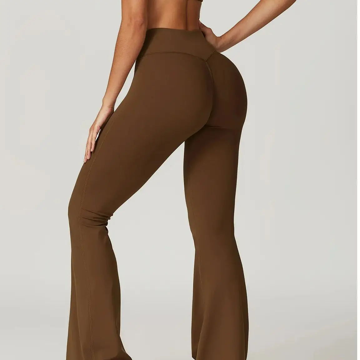 MODITIN Pantaloni da yoga da donna Gamba svasata Abbigliamento grazioso Leggings push up senza cuciture ad asciugatura rapida Comodo abbigliamento da palestra casual Colori graziosi