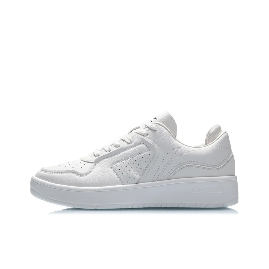 li-ning-street-player-合成皮革カバー-サーマル-スリップ-レジスタント-ロートップ-スケートボード-シューズ-メンズ-ホワイト