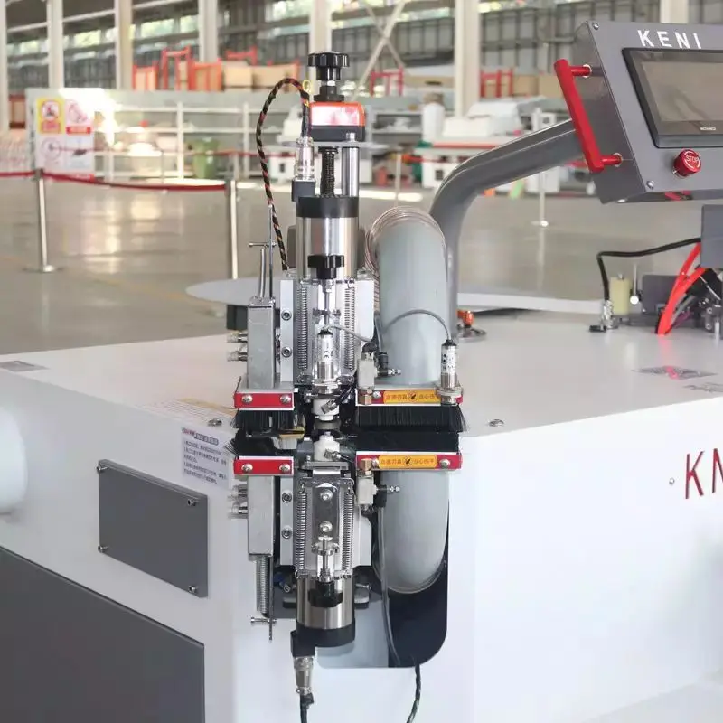 All-in-one Woodworking Curved Straight Trimming Pvc Wood Automatic Edge Banding Machine KN700