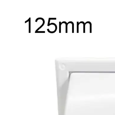 Practical New Air Outlet Duct Air Outlet White 1 Pc Duct Covers Vent Grilles Exterior Wall for exhaust Outlet Practical