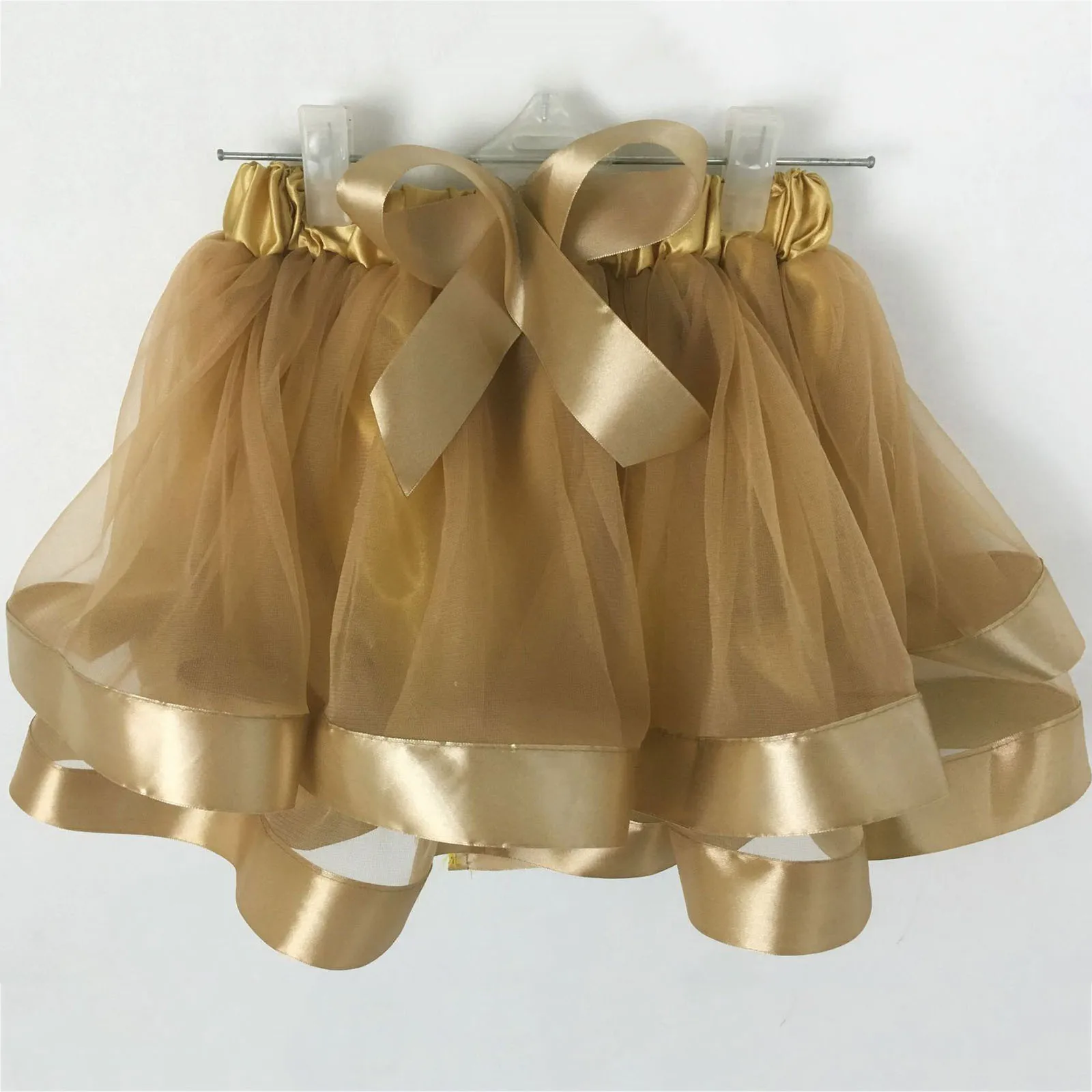 Toddler Girls Dancing Princess Skirt Kids Bowknot Patchwork Tulle Skirt Party Stage Performance Solid Color Ballet Tutu Skirt