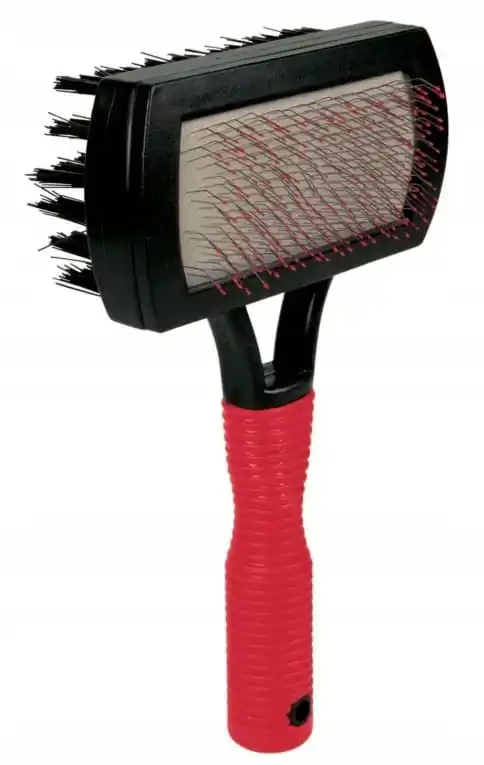 Spazzola Per Cani Trixie Soft A Doppia Faccia 10X17 Cm