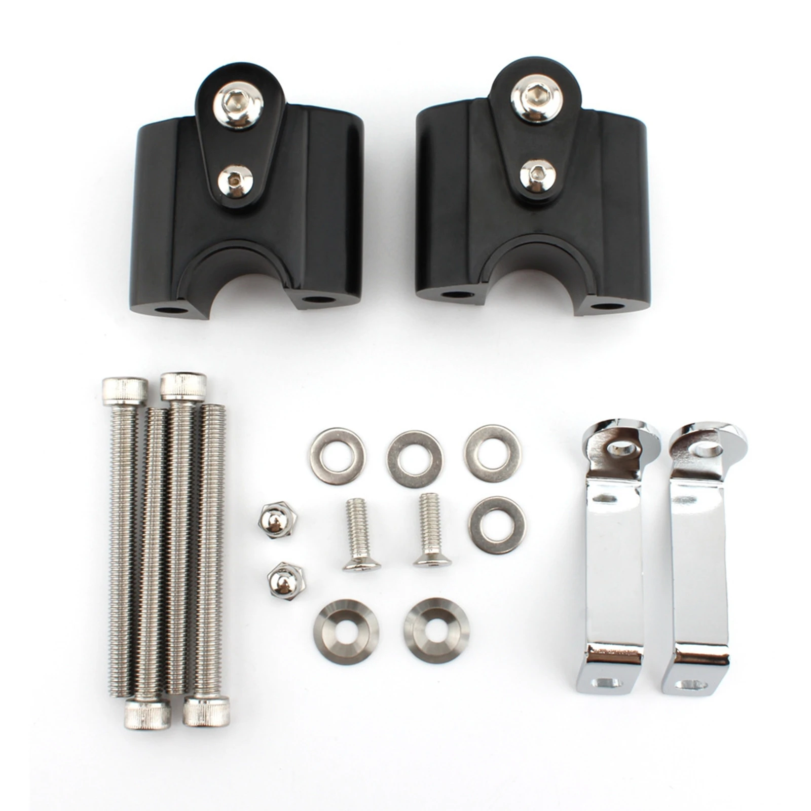 Motorbike Handle Bar Riser Handlebar Clamp Back Move Mount Adapter For BMW R 18 R 18 Classic 2020-2023