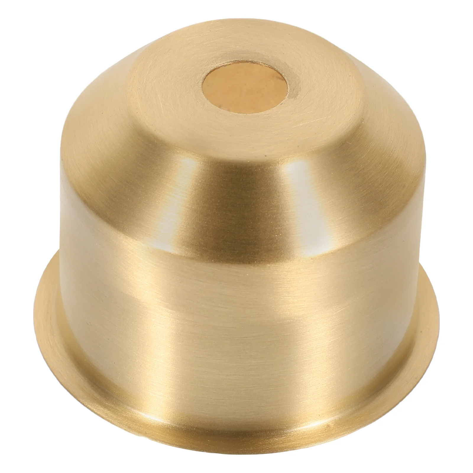 

Round Copper Lamp Finial E27 Base Metal Lamp Holder Cover Semi-Closed Design Home Lighting Fixture Modern Finials