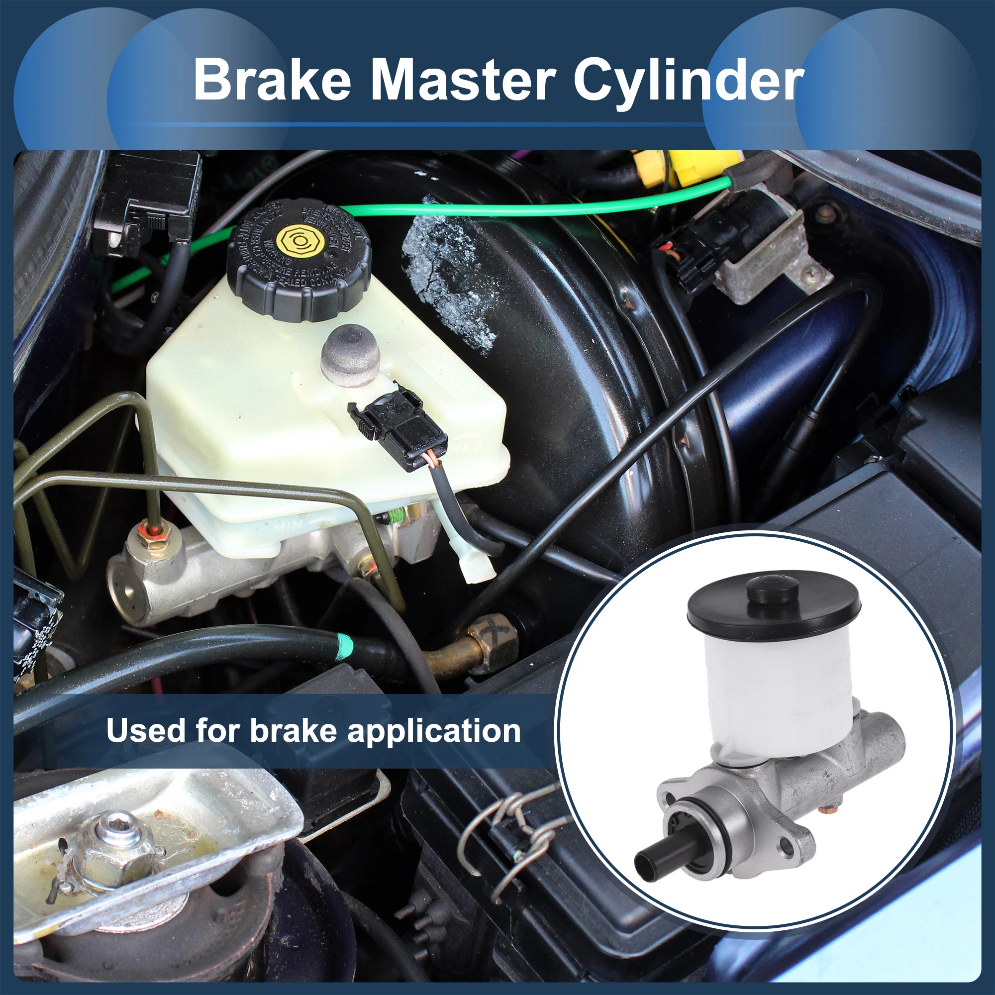 

UXCELL Brake Master Cylinder with Reservoir No.5110070A00 for Suzuki Samurai 1986-1988
