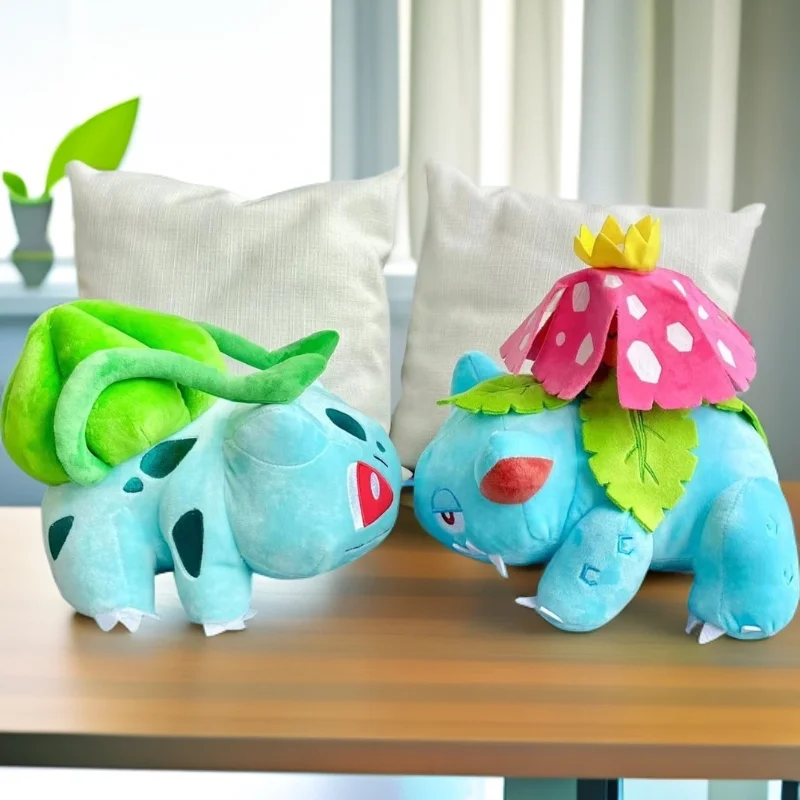 25-30 cm Kawaii Bulbasaur Venusaur Ivysaur Pokemon Knuffel Gevulde Anime Zachte Pop Cartoon Sofa Kussen Cadeau voor Kinderkamer Decor