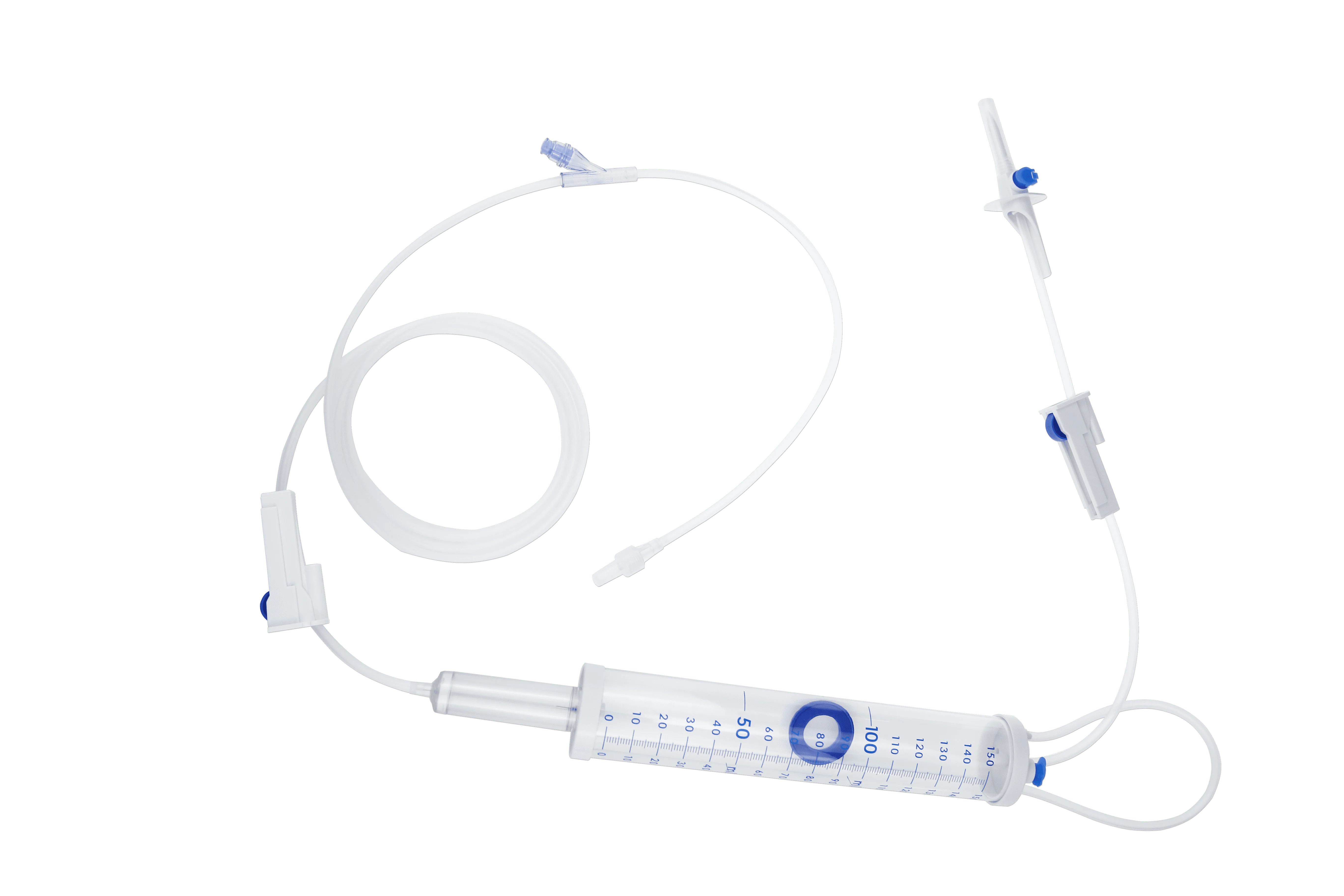 Disposable 150ml/100ml Latex PVC Beturette  Sets Medical Use with Graduation Lines Chamber and Components