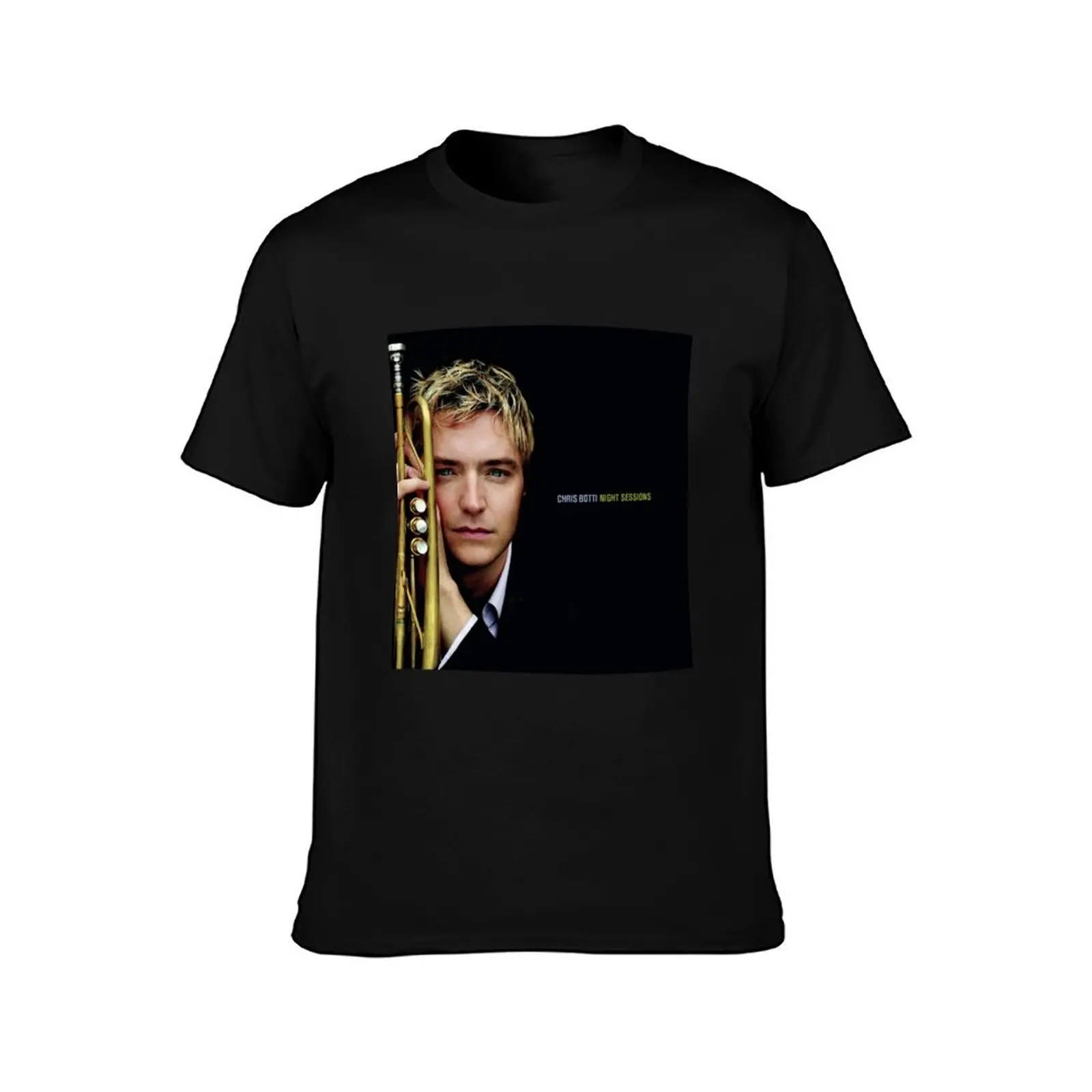 Chris Botti Night Sessions T-Shirt Summer Casual Cotton Tee Oversized Streetwear Tops Vintage Graphic Print Unisex Men Women