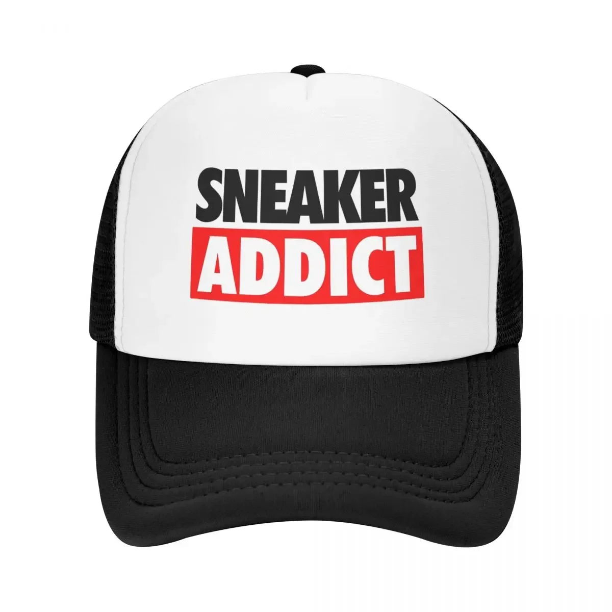 Sneaker Addict Box Cap Fashion Casual Mesh Baseball Caps Adjustable Hat Hip Hop Summer Unisex Baseball Hats Polychromatic