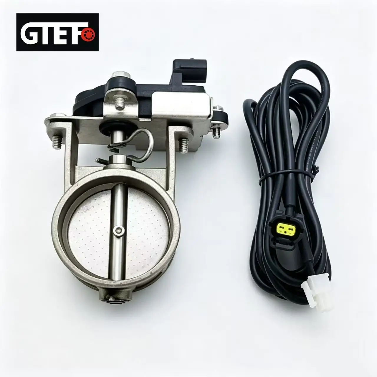 Universal Car Exhaust Pipe Electric Valve Kit Electric Remote Control System Kit 51 60 63 70 76MM Button Controller Kit