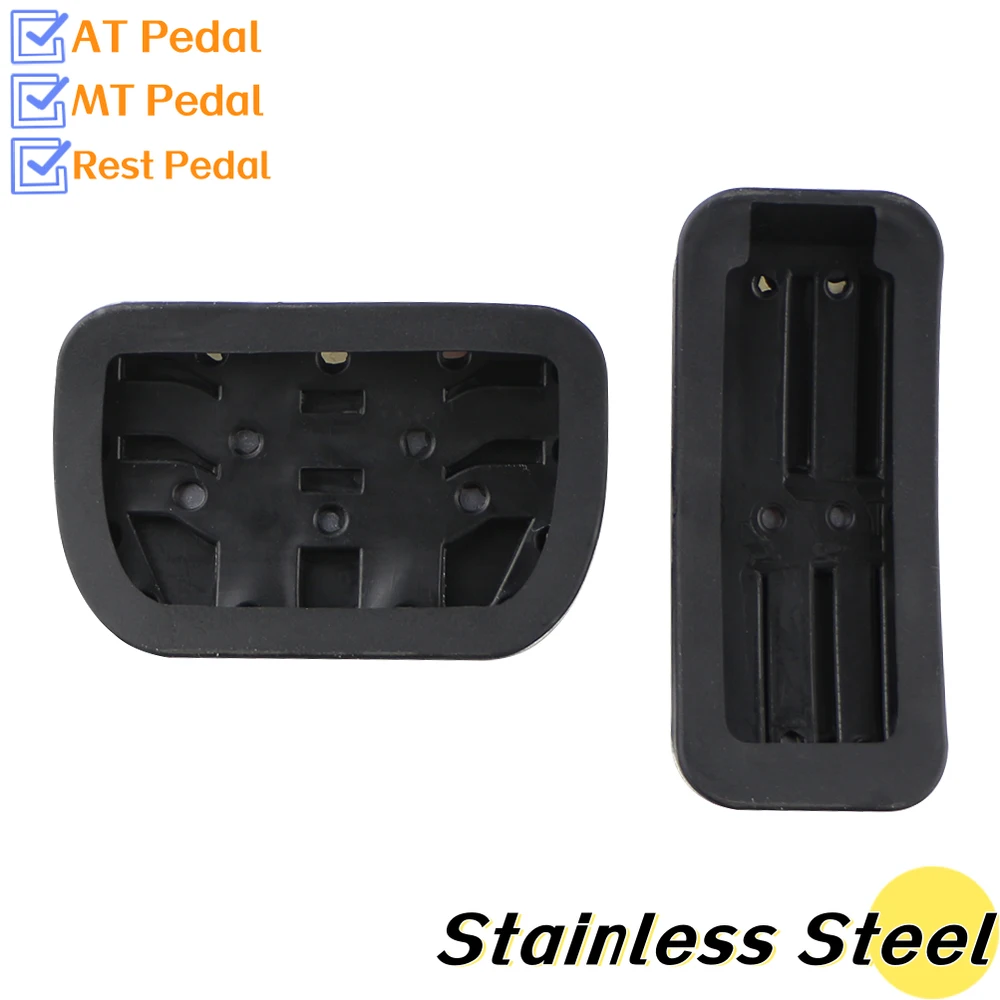 Stainless Steel Car Gas Brake Pedal Pads Cover  for Ford New Mondeo Edge Fusion 2015 - 2022 Pedals Parts Accessories