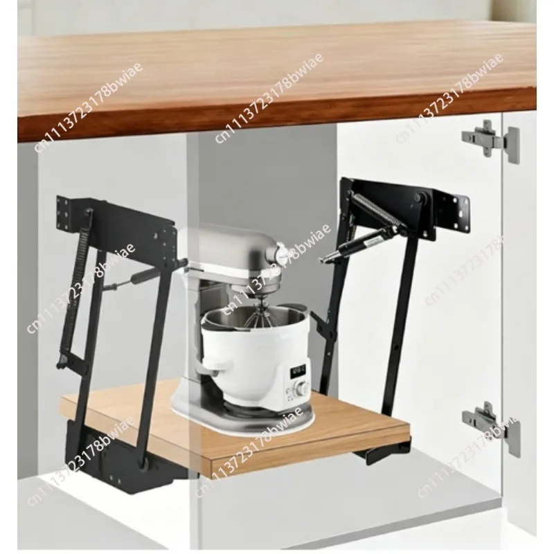 Heavy Duty Mechanism Hydraulic Lifting Spring Pull Hinge Apartment System Kitchen Cabinet Concealed Mixer Lift up Shelf