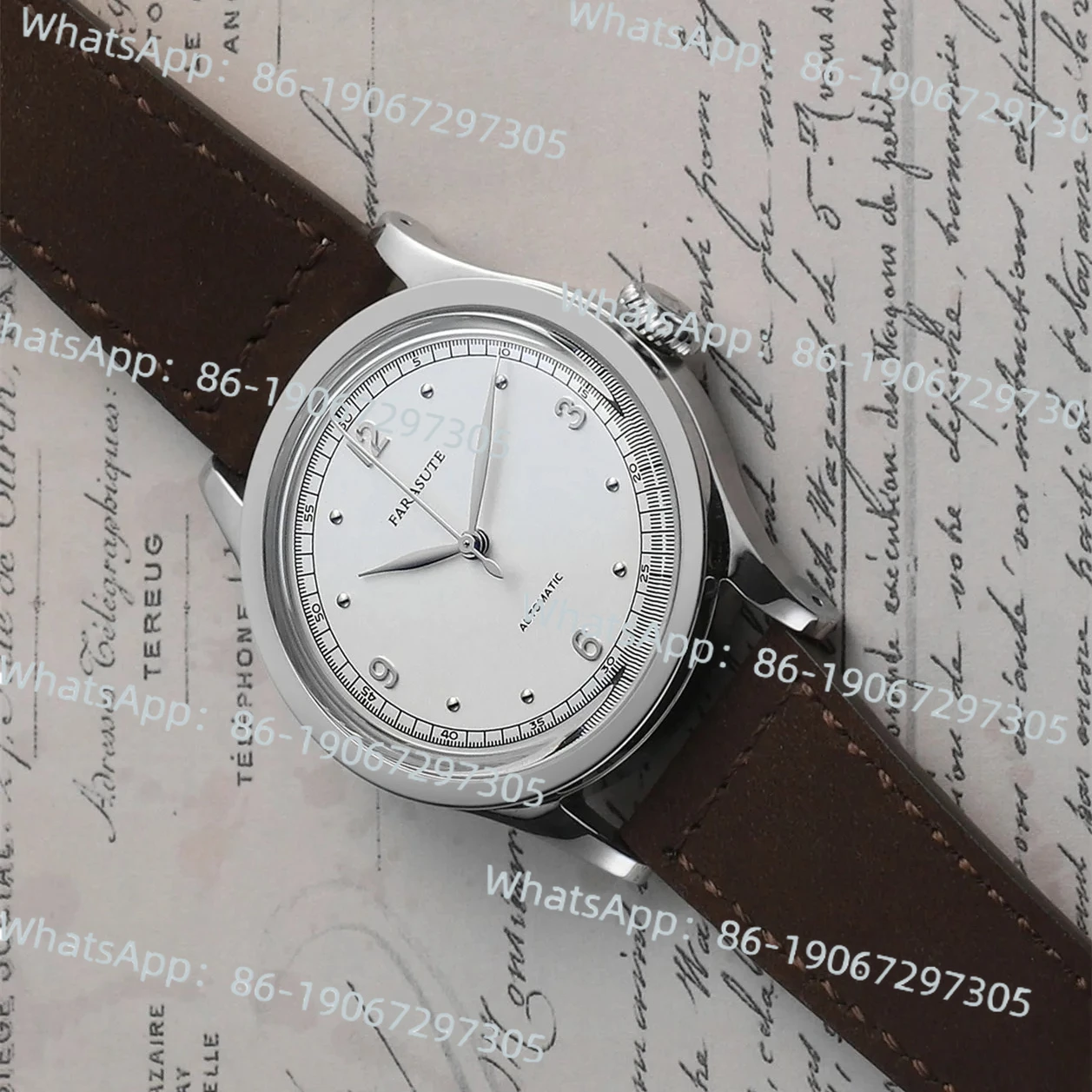 

Retro Mechanical Watch Leather Imported Movement Waterproof Stainless Steel Automatic Mechanical Watch Simple Male