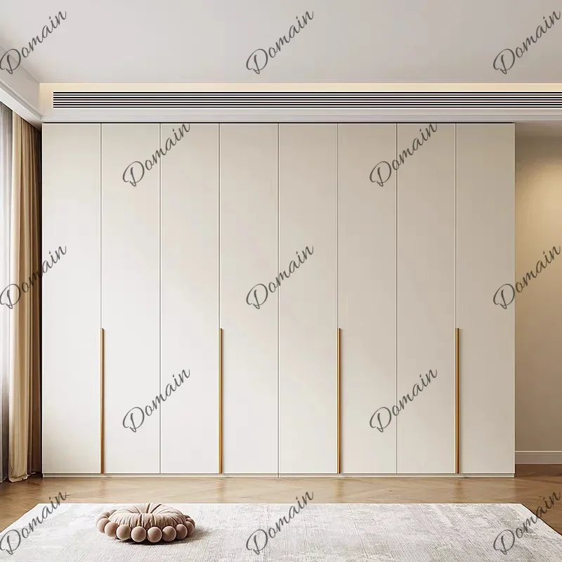 ER Any Size Custom Modern Light Luxury Honeycomb Aluminum Alloy Wardrobe Bedroom Home Bed End Cabinet Multi Storage Sturdy Tall
