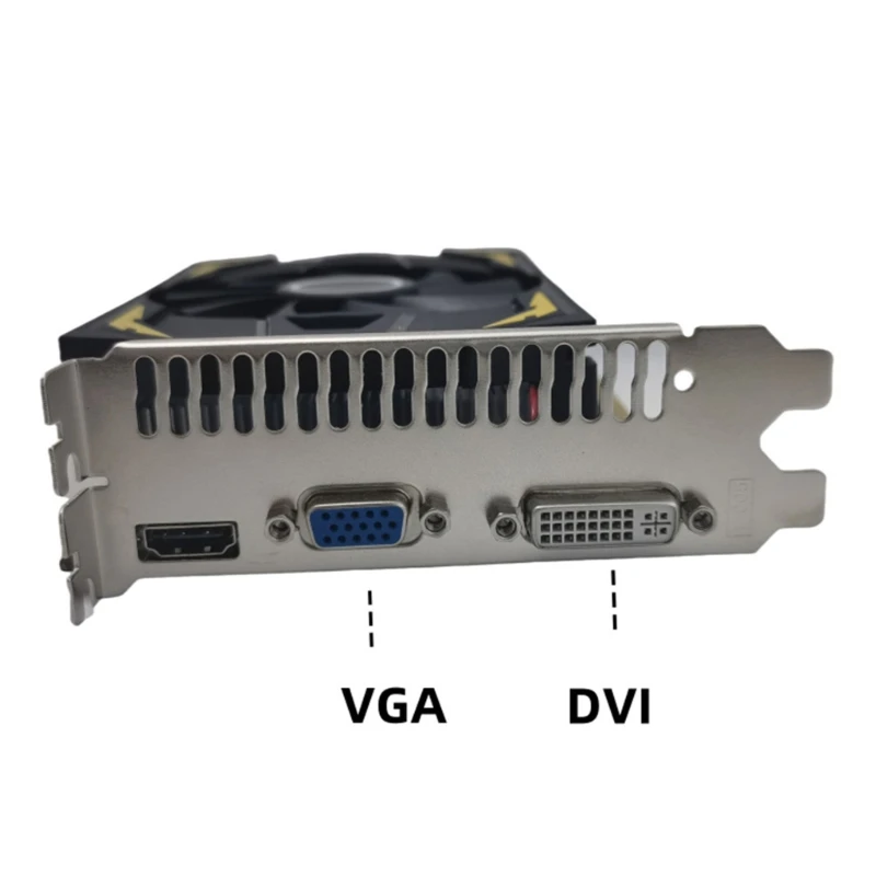 

4GB DDR5 128Bit PCIe Graphics Card For Gaming DirectX11 Cooling Fan Included
