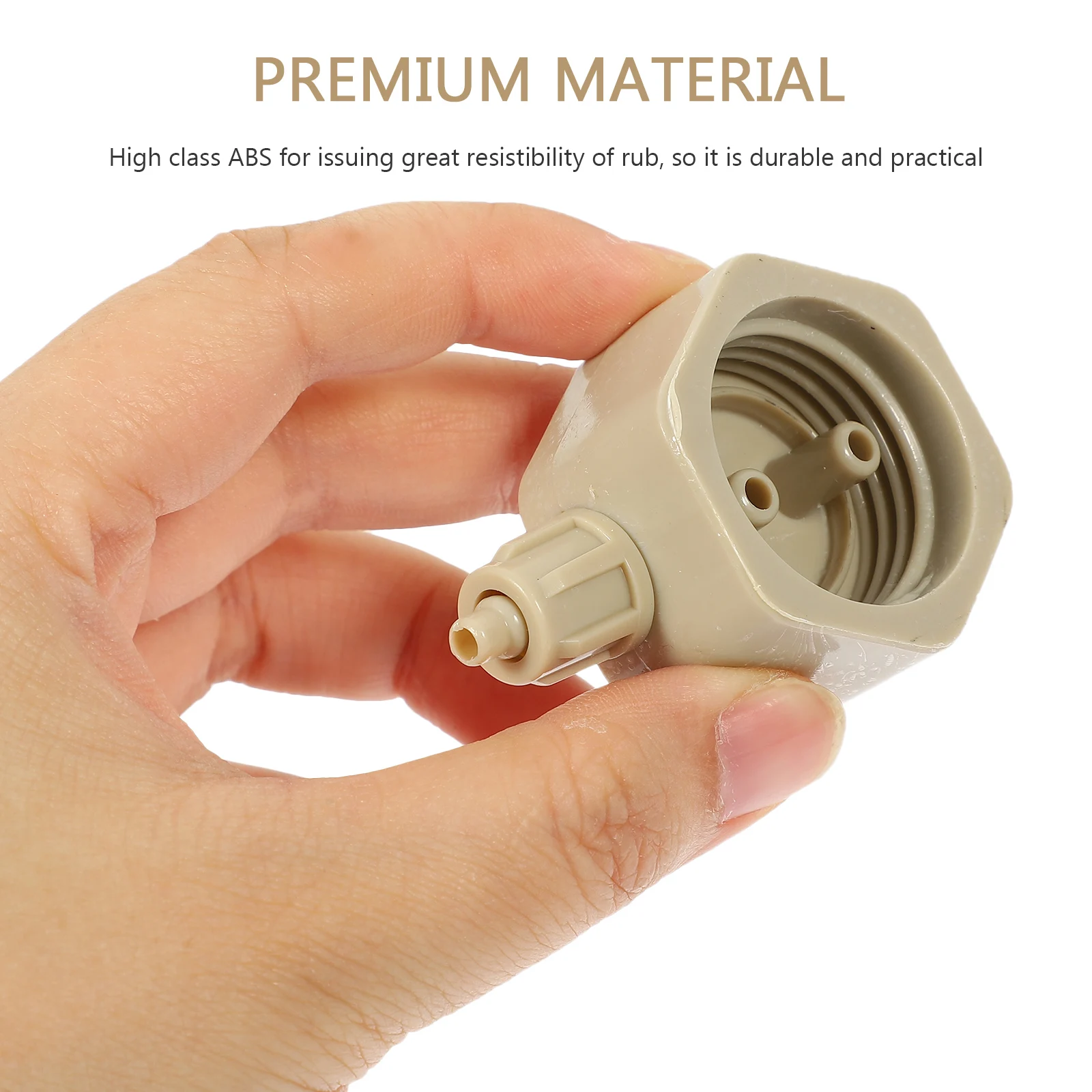 

2pcs Bottle Cap Generator for Aquarium CO2 System ABS Replacement Caps DIY Reactor Portable Fish Tank Air Stone Diffuser