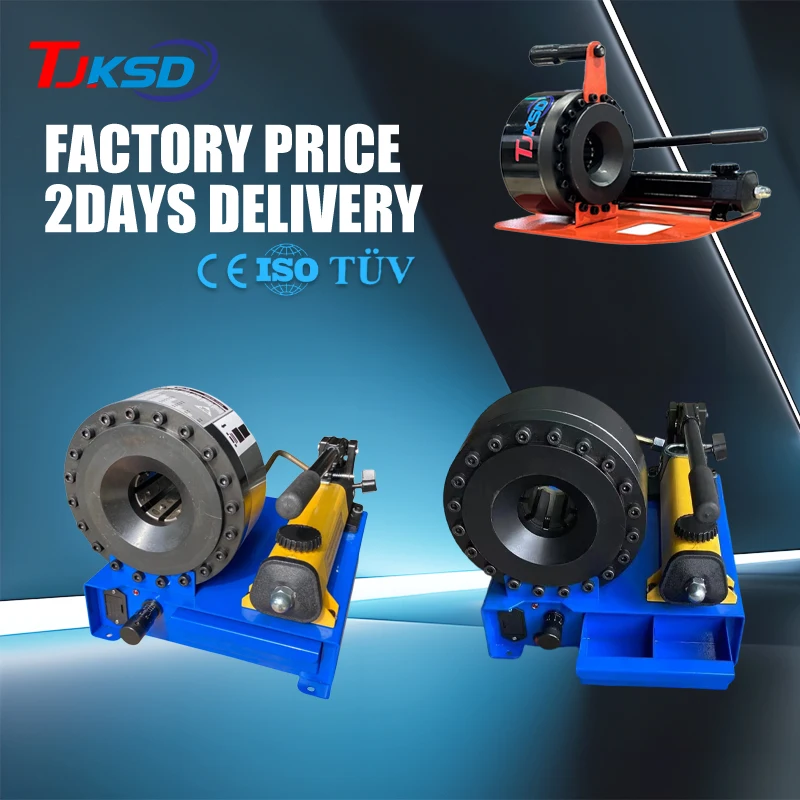 

Manufacturer Portable Hydraulic Hose Crimping Tool for Sale 1/4" 1" 2SN 2SC Rubber Pipe Hose Pressing Crimper Machine With CE