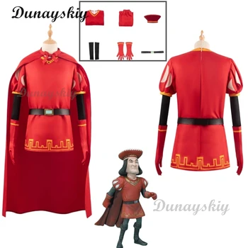 Lord Farquaad Cosplay Costume Shrek Carnival Uniform Wig Anime Halloween Role playing holiday party Costumes Women Game