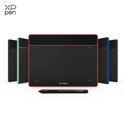 XPPen Deco 재미있는 그래픽 태블릿, 디지털 드로잉 태블릿, 온라인 교육 지원, 안드로이드 맥 리눅스 윈도우 크롬, 8192 레벨 틸트