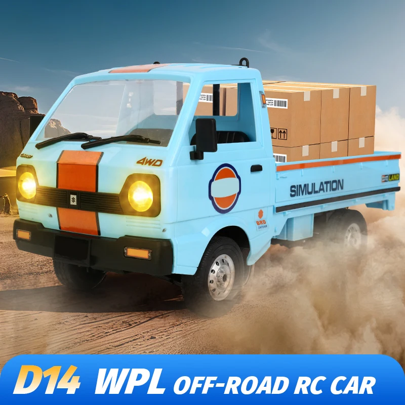 

WPL 1/10 D14 Радиоуправляемый автомобиль Классический транспортный грузовик Внедорожный гоночный дрифт-автомобиль 2,4G Гусеничная модель с дистанционным управлением Игрушки для детей