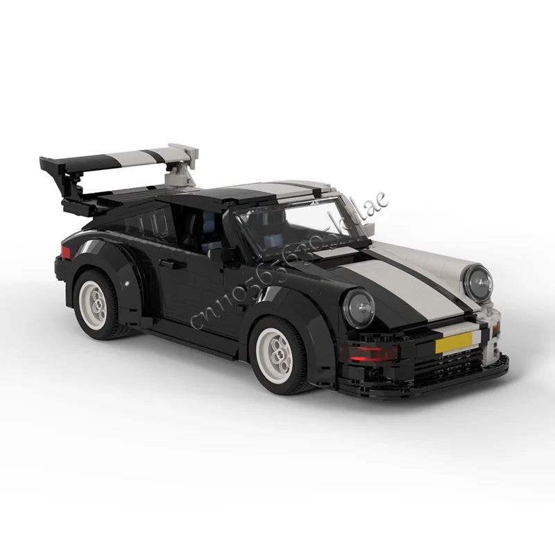 NEUE 1950 PCS Heißer Verkauf Moc anpassen Kreative Technische Racing Schwarz Und weiß Sport auto Modell Ziegel Spielzeug Kinder Erwachsene Geschenke