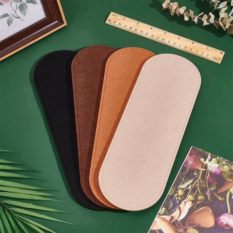 4 Colors Felt Base Shaper 30x10cm/11.8x3.9 inch Oval Purse Organizer Insert Handbag Bottom Insert Bag Stabilizer Bag Liner Board