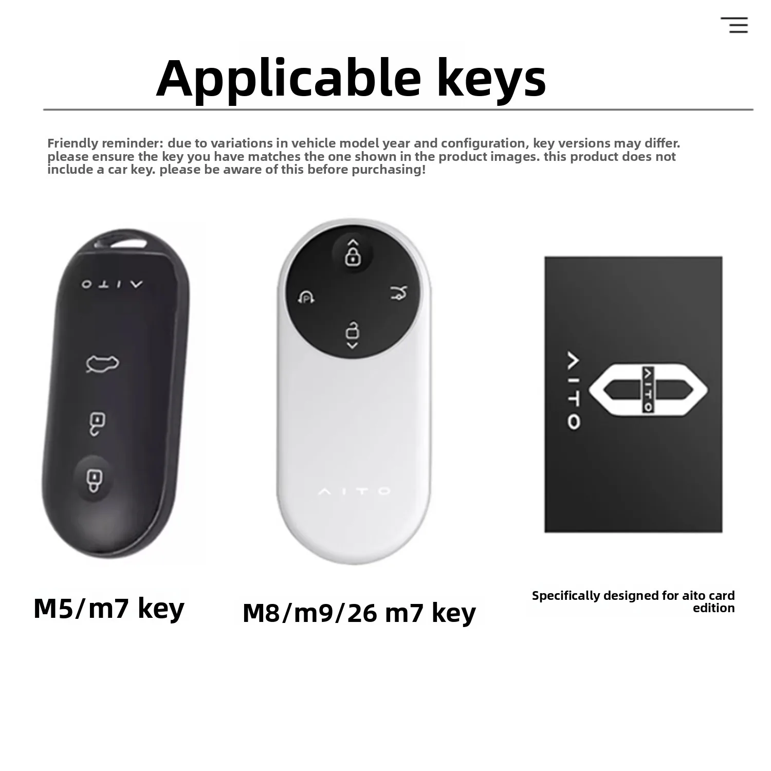 2026 New WENJIE M7 Keycase Extended Range Huawei M8 Pure Electric Ultra Shell M9Pro Car Plus Edition M5 Button Male 4