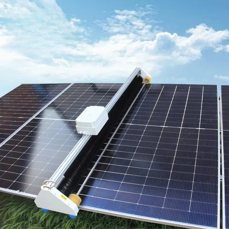 روبوت وفرشاة تنظيف الألواح الشمسية، روبوت التنظيف الأوتوماتيكي، فرشاة، نظام معدات آلة التنظيف الكهروضوئية للغسيل #1