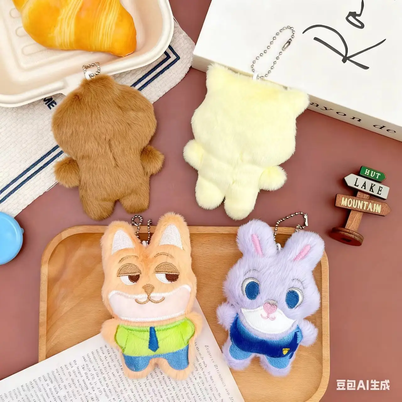 

Милый плюшевый брелок «Зверополис» Джуди Ник, кулон, сумка, очаровательные аксессуары, кукла-животное, мягкая игрушка, орнамент, декор, подарок для детей