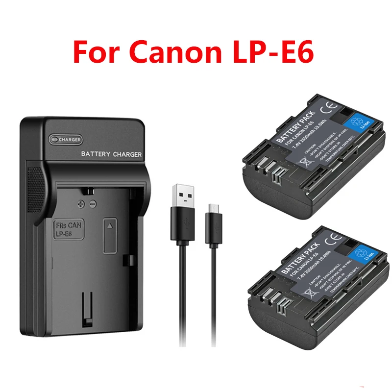 7.4V 2650Mah Lp E6 …