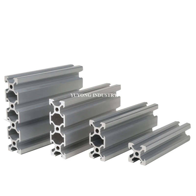 5Meters/Lot V-Slot Linear Rail 2080 Black/Silver Anodized Aluminum Profile on DIY 3D printer  cnc engraving machine