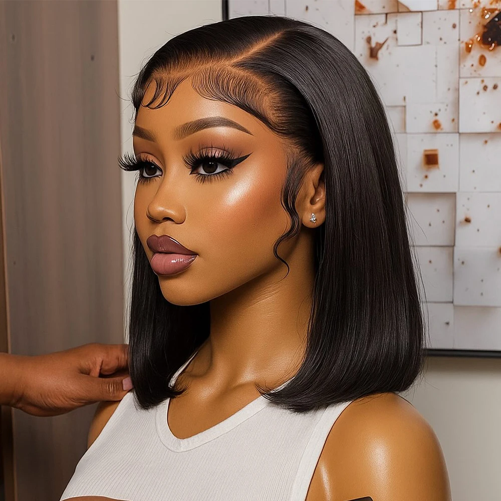 250-350-density-short-bob-straight-8-14-inch-13x6-hd-lace-frontal-wig-human-hair-preplucked-glueless-wigs-human-hair-wear-and-go